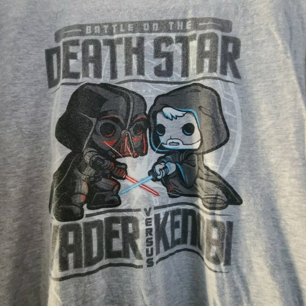 Star Wars Vader vs Kenobi Mens sz M T-shirt